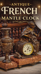 ANTIQUE FRENCH MANTLE CLOCK