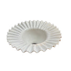 WHITE FLUTED LAMP SHADE