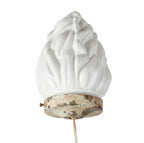 WHITE FLAME PENDANT LIGHT