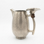 VINTAGE SILVER COATED BRASS JUG 10