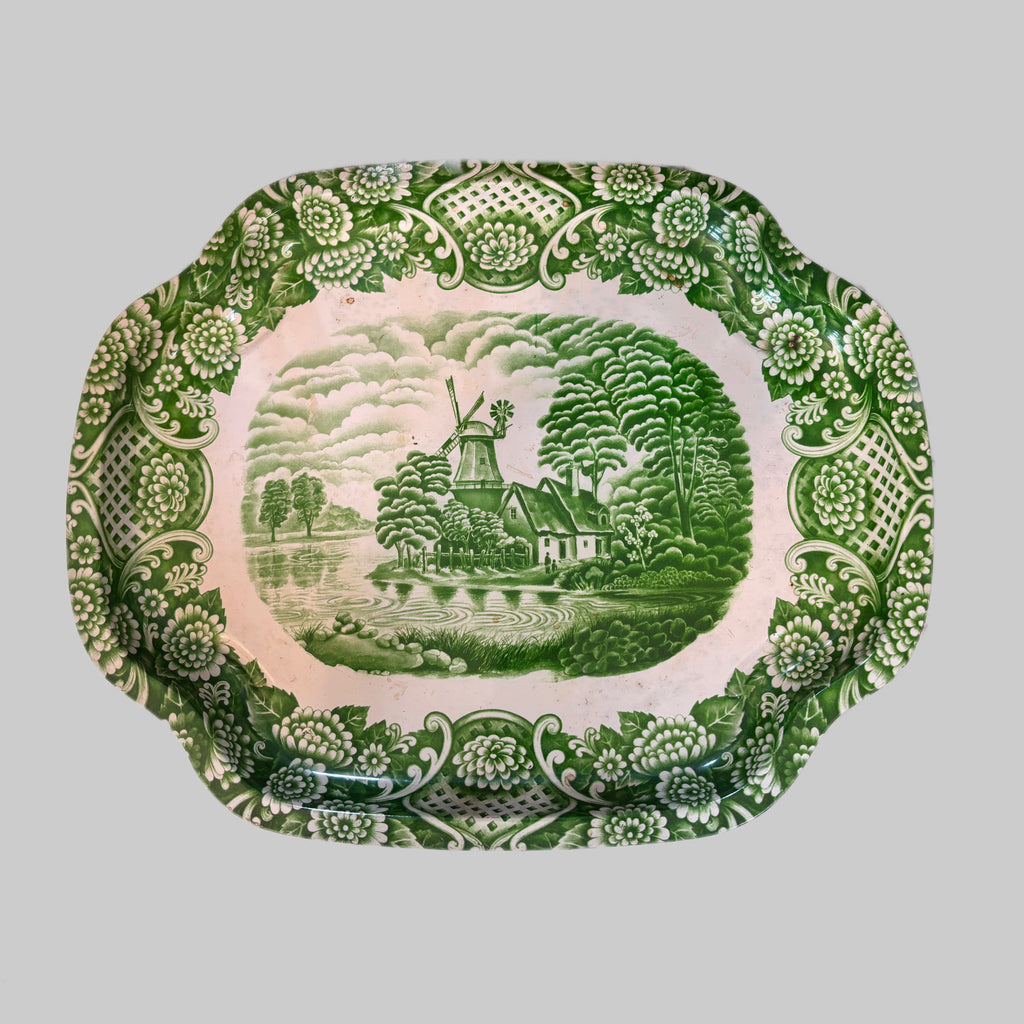 CRYSAL WALL PLATE GREEN