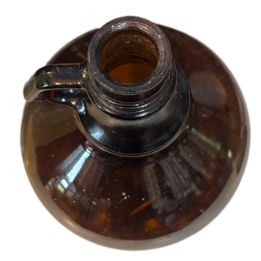 AMBER GLASS JUG
