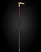 BRASS HANDLE WALKING STICK