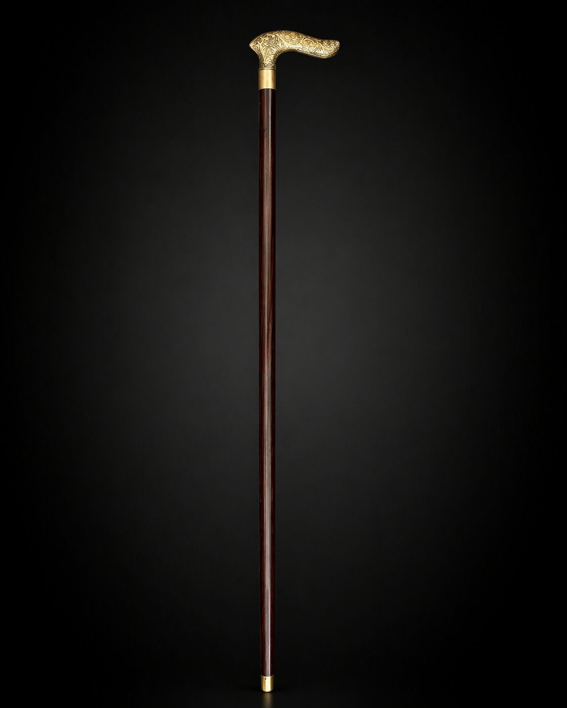 BRASS HANDLE WALKING STICK