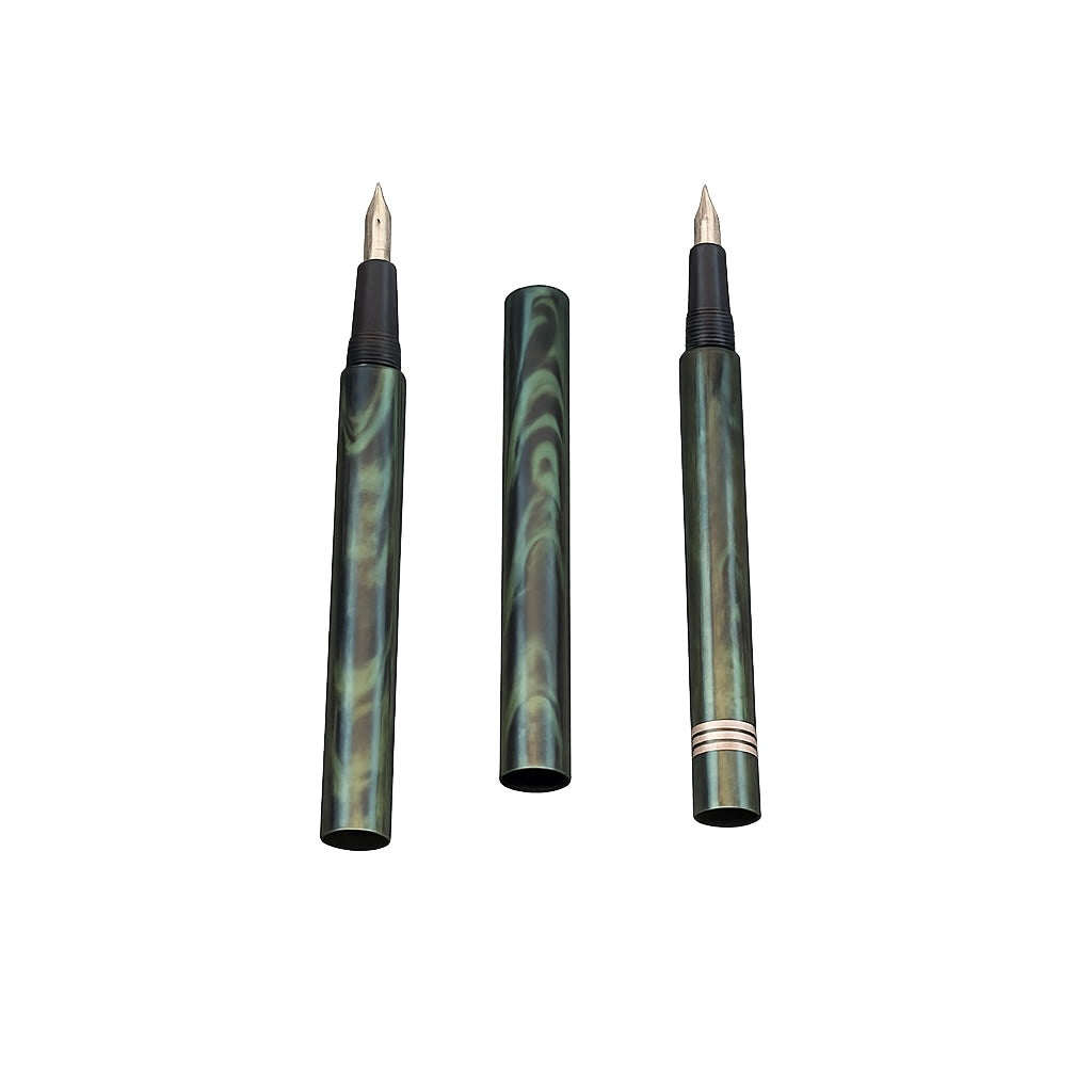 HANDCRAFTED EBONITE FOUNTAIN PEN.