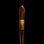 ROSEWOOD WALKING STICK WITH KNIFE 2