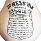 DR. NELSON 'D IMPROVED STONEWARE INHALER.