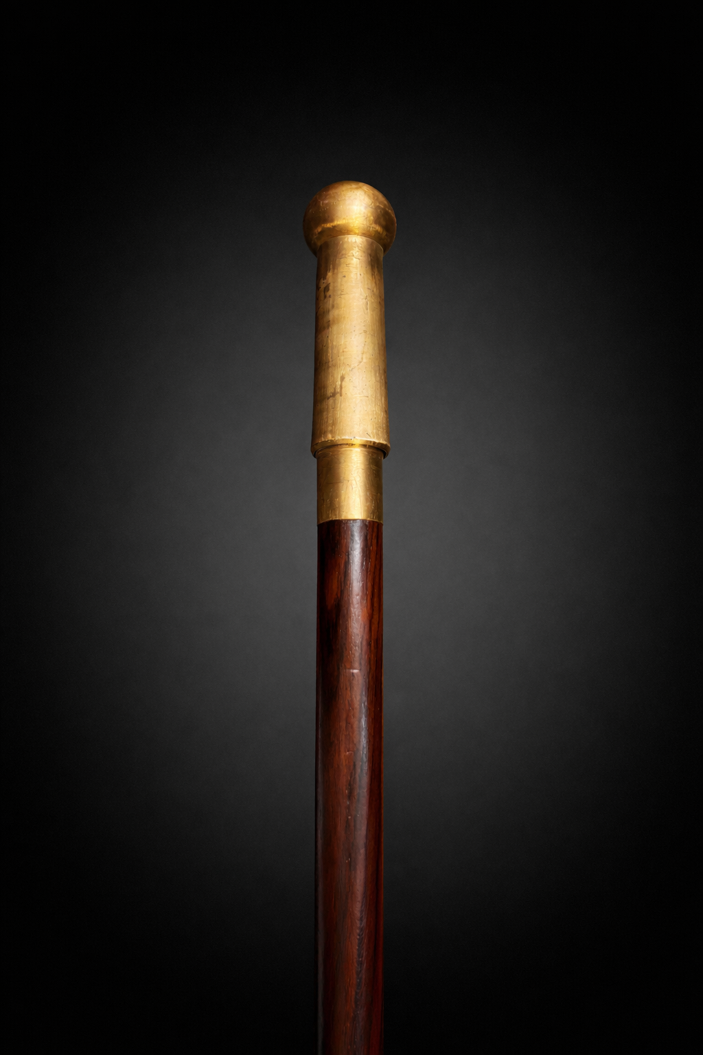 BALL HEAD WALKING STICK WITH KNIFE