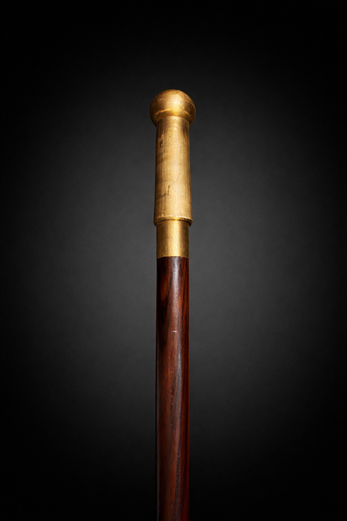 BALL HEAD WALKING STICK WITH KNIFE