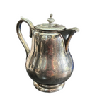 VINTAGE SILVER COATED BRASS JUG 5