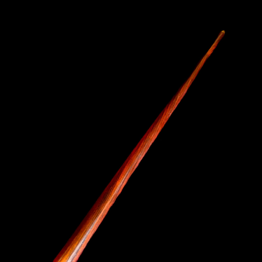 ROSEWOOD WALKING STICK WITH KNIFE 2