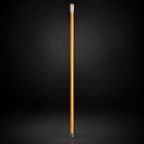 SILVER COATED BRASS HANDLE CANE WALKING STICK