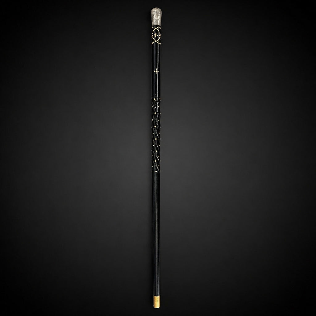 ENGLISH EBONY WALKING STICK