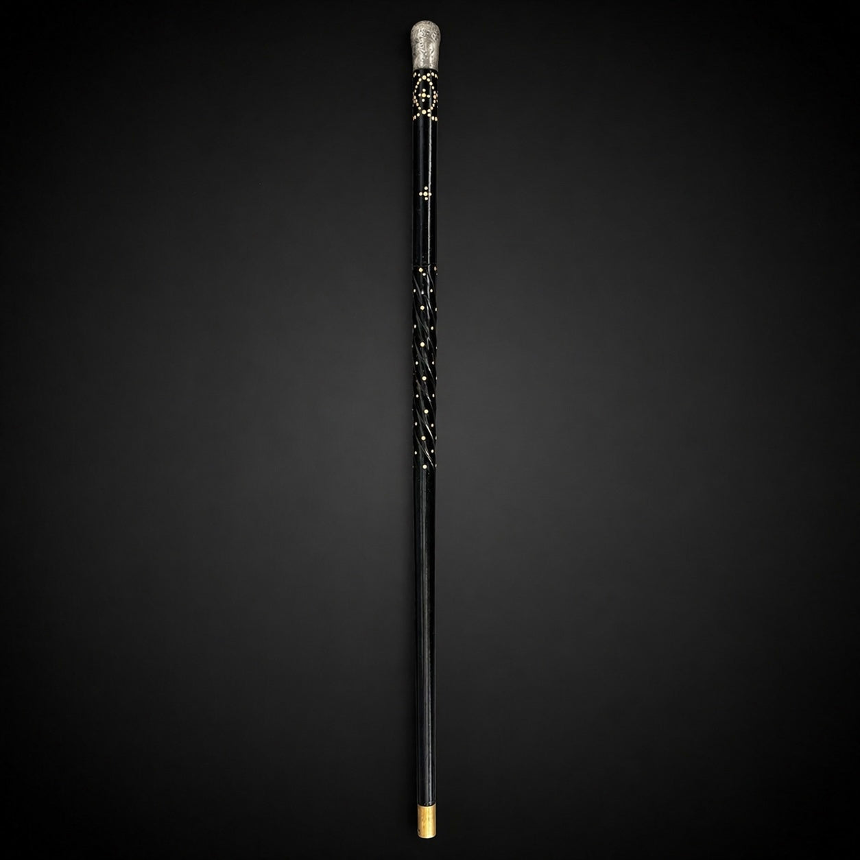 ENGLISH EBONY WALKING STICK