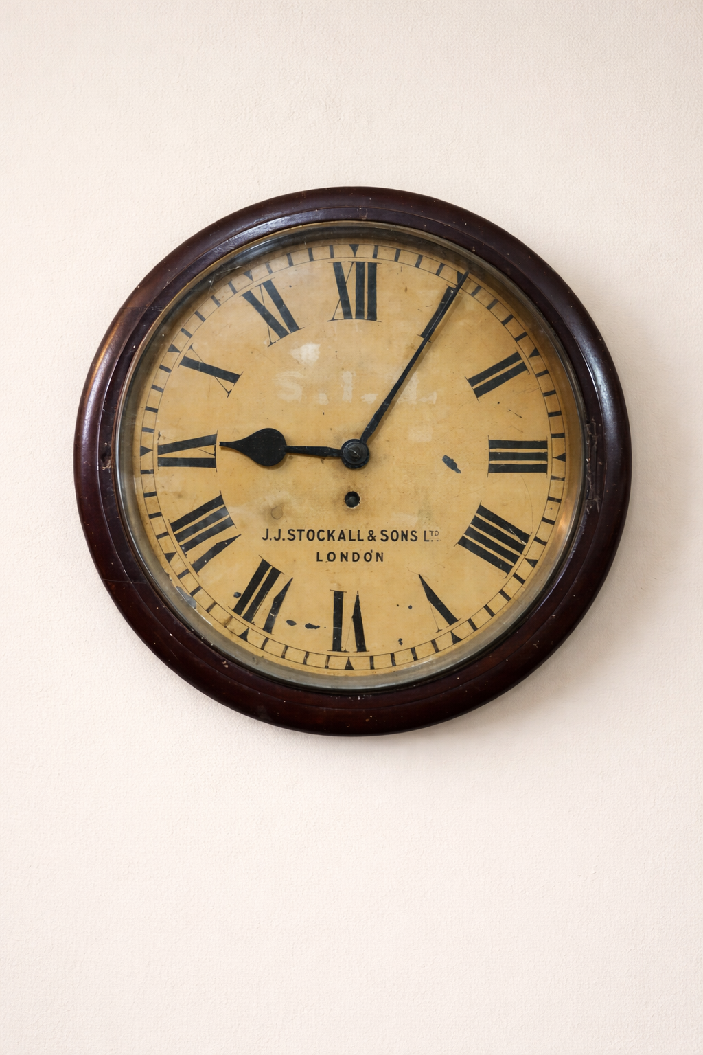 FUSEE MOVEMENT RAILWAY CLOCK