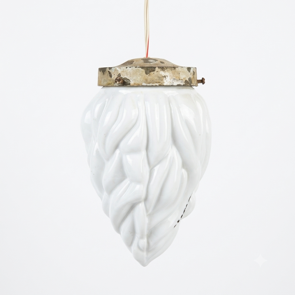 WHITE FLAME PENDANT LIGHT