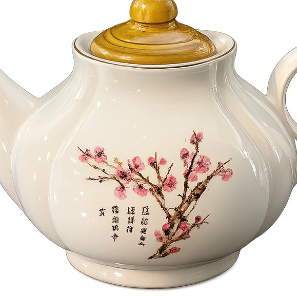 ALMOND BLOSSOM PORCELAIN TEAPOT