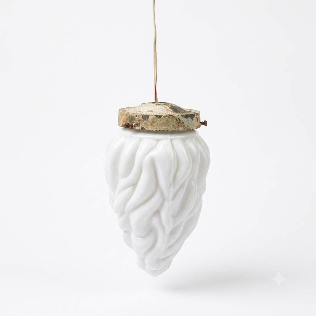 WHITE FLAME PENDANT LIGHT