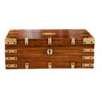 CASH BOX (TEAKWOOD & BRASS)