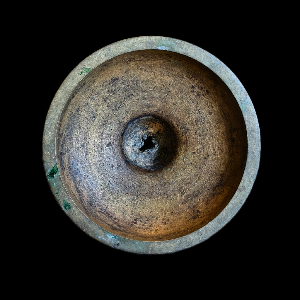 BRONZE KEROSENE LAMP 5