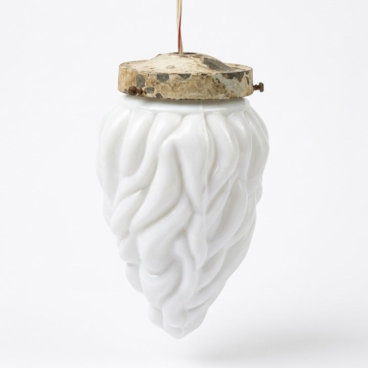 WHITE FLAME PENDANT LIGHT