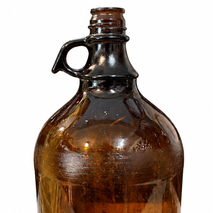 AMBER GLASS JUG