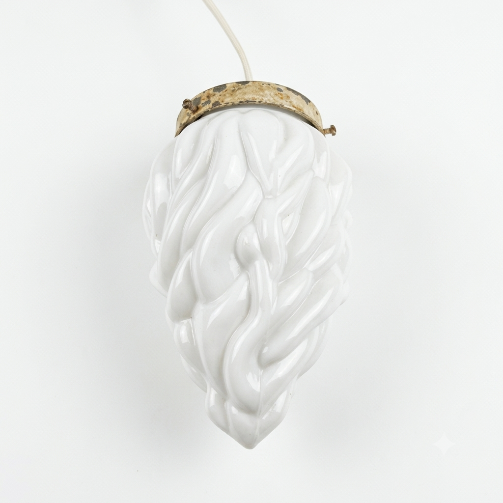 WHITE FLAME PENDANT LIGHT