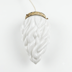 WHITE FLAME PENDANT LIGHT