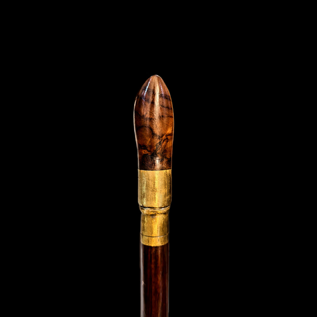 BIRD HEAD WALKING STICK WITH KNIFE