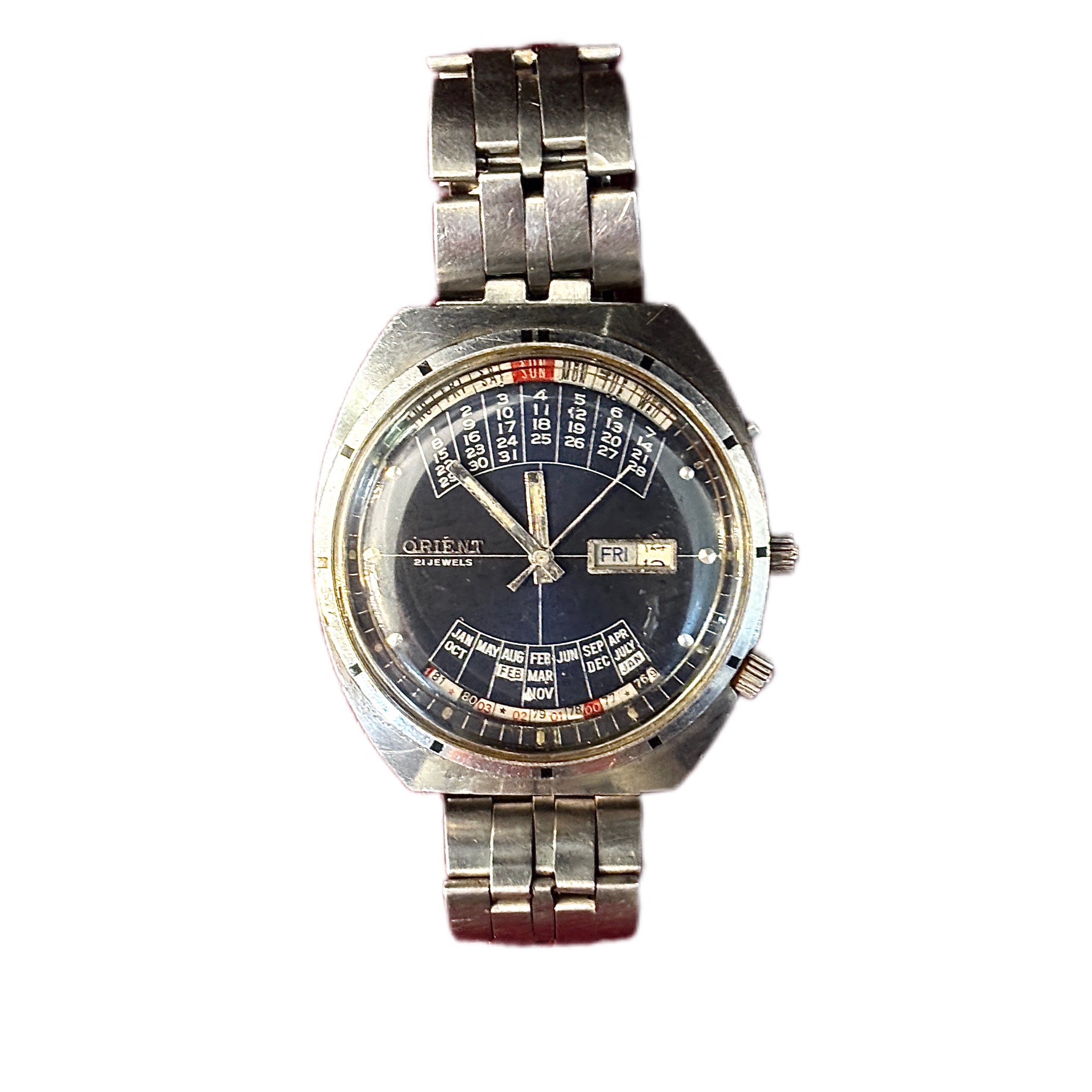 ORIENT CALENDAR CLOCK