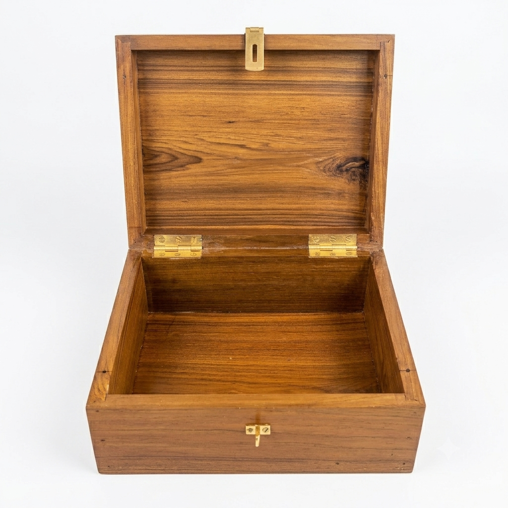 VINTAGE TEAKWOOD BOX 4