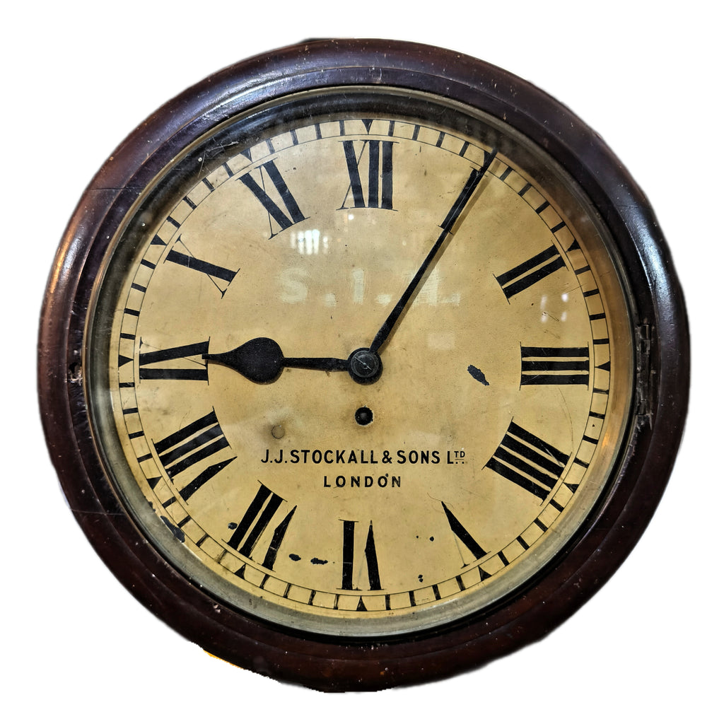 FUSEE MOVEMENT RAILWAY CLOCK