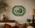 CRYSAL WALL PLATE GREEN