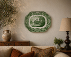 CRYSAL WALL PLATE GREEN