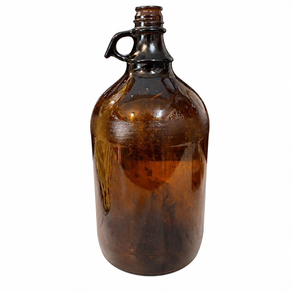 AMBER GLASS JUG