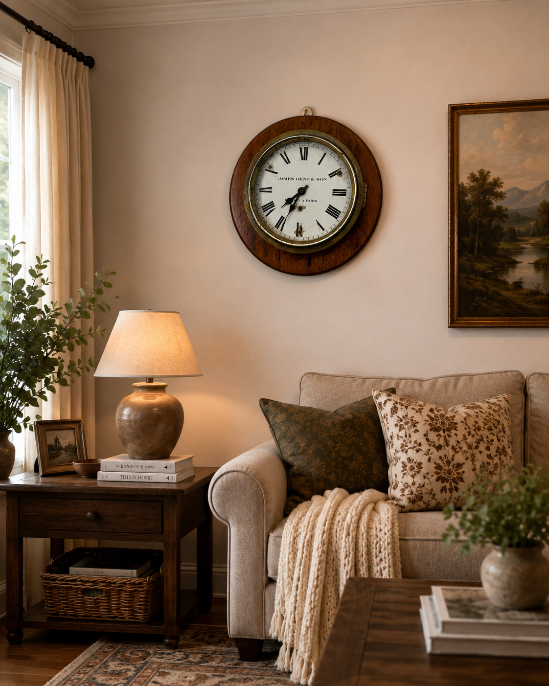 JAMES GENT&SON SHIP CLOCK