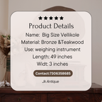 VELLIKOLE (Ancient weighing instrument)
