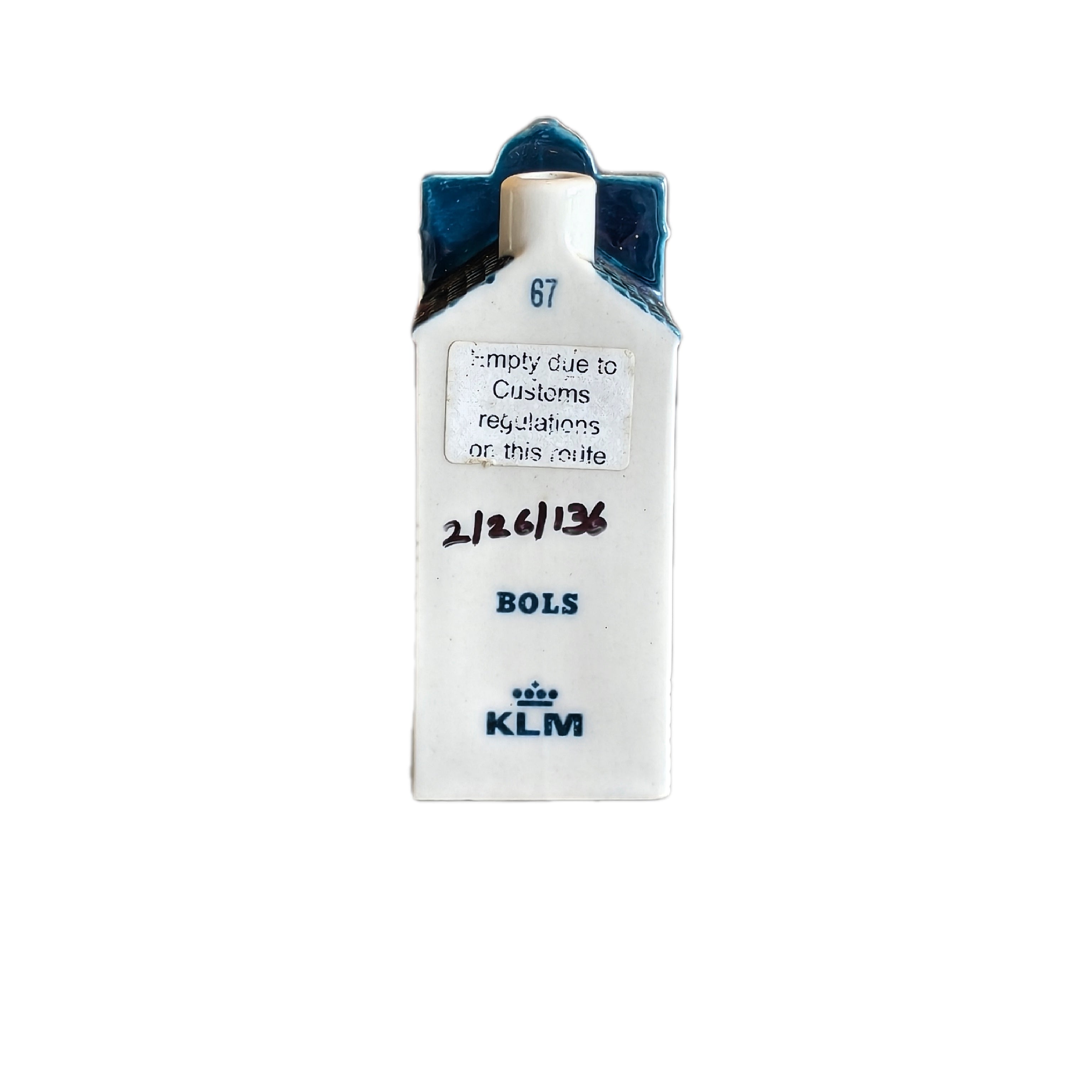 KLM BOLS BOTTLE #67