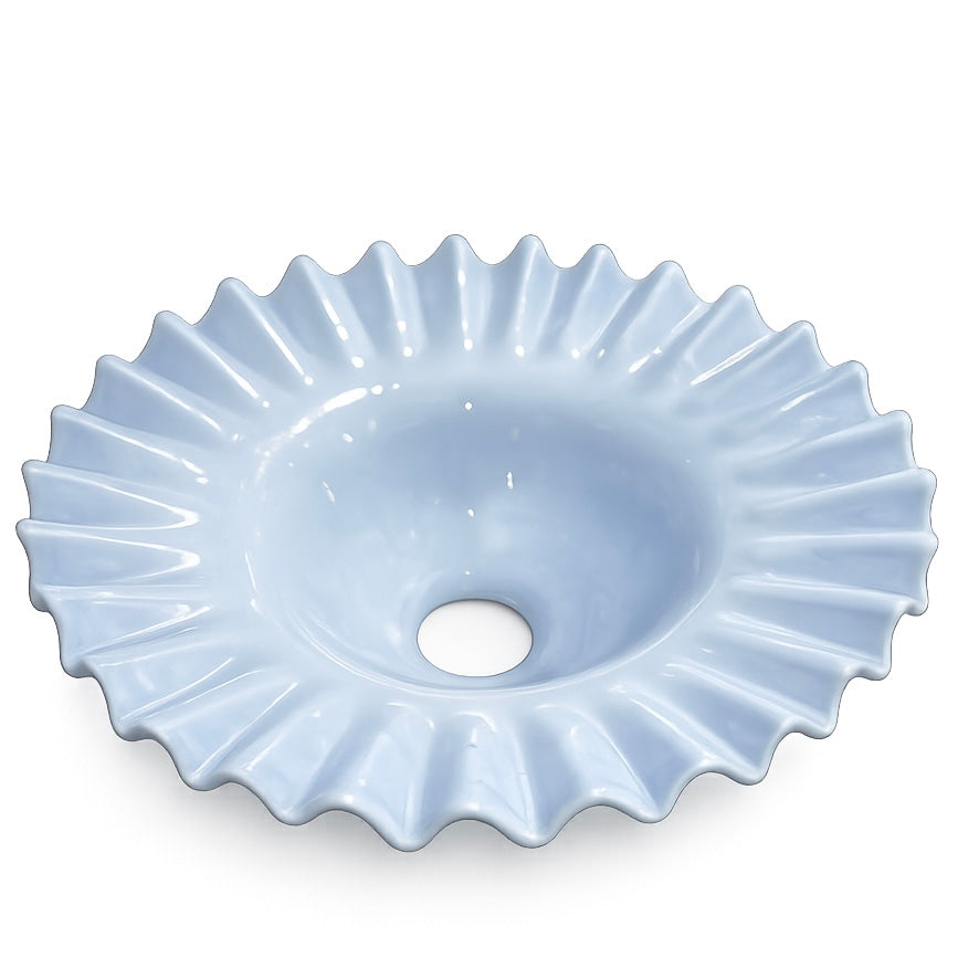 BLUE CERAMIC SHADE