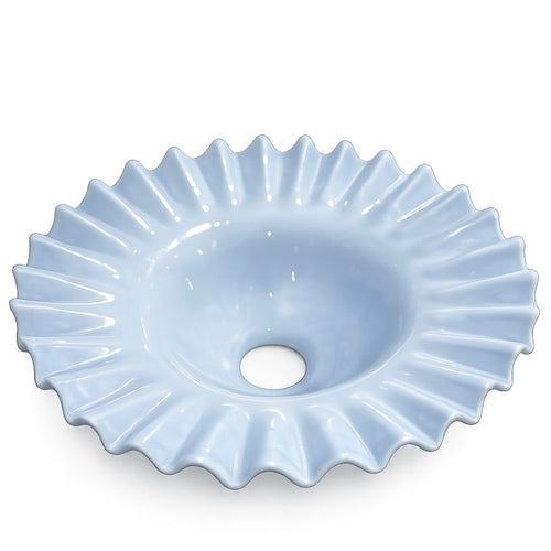 BLUE CERAMIC SHADE