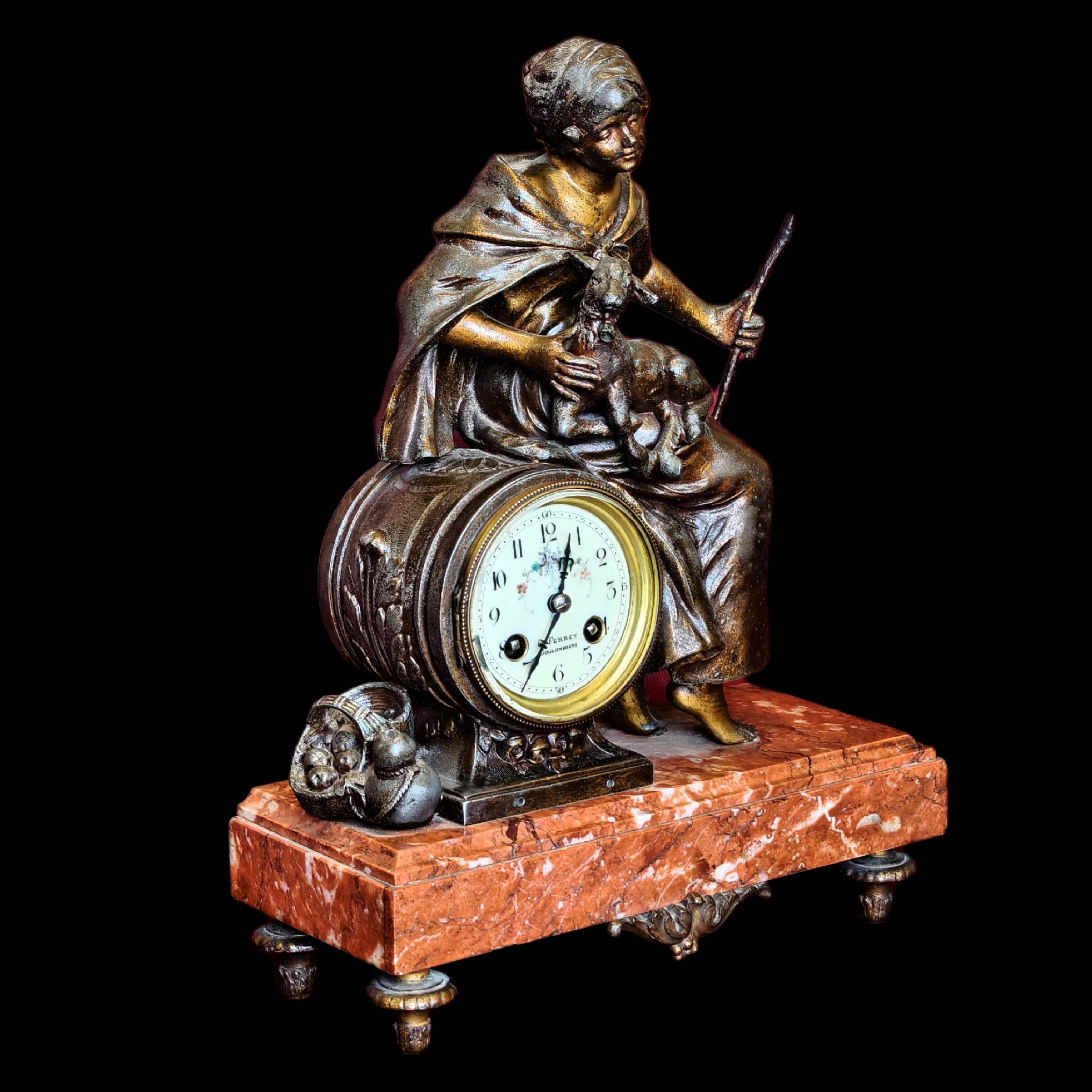 ANTIQUE FRENCH MANTLE CLOCK