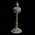 BRONZE KEROSENE LAMP 8