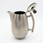 VINTAGE SILVER COATED BRASS JUG 10