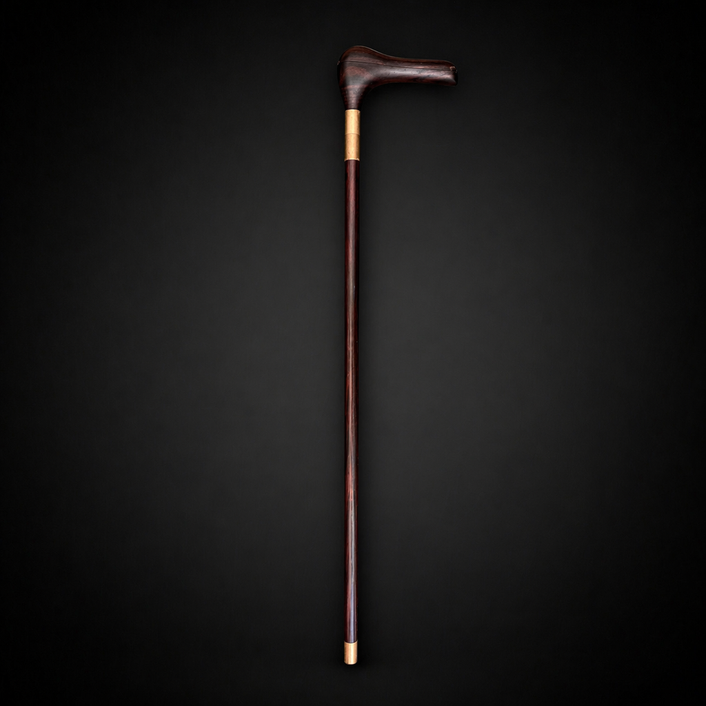 SMOKING PIPE AND KNIFE WALKING STICK