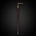 SMOKING PIPE AND KNIFE WALKING STICK