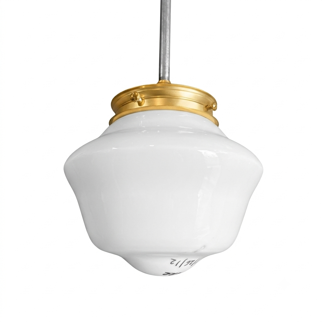 VINTAGE SCHOOL HOUSE PENDANT LIGHT