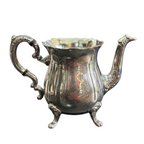 VINTAGE SILVER COATED BRASS JUG 7