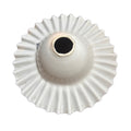 WHITE FLUTED LAMP SHADE