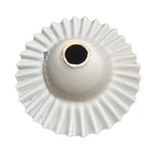 WHITE FLUTED LAMP SHADE