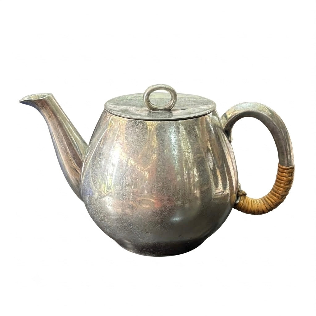VINTAGE SILVER COATED BRASS JUG 2
